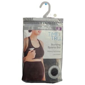 XXL 20Time and Tru Womens Maternity Nursing Sports Bra Black Lot of 5